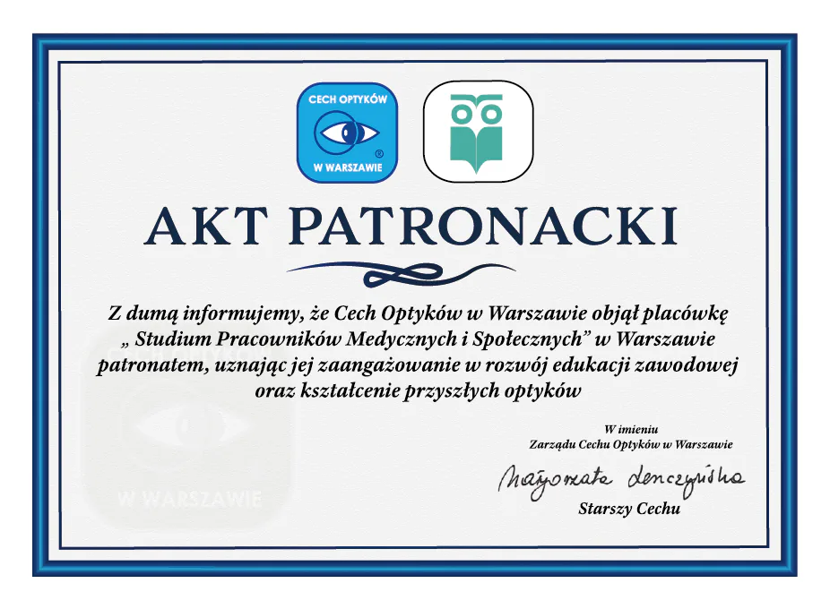 Akt patronacki - Warszawa